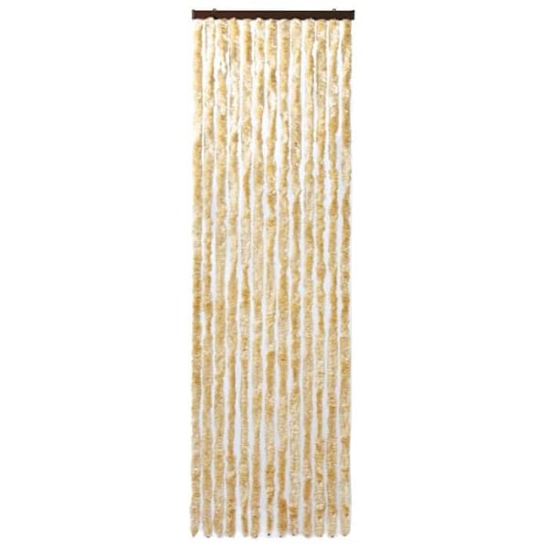Hyttysverkko - Huurre - Hyönteisverho - 56 x 185 cm - Säädettävä - Beige