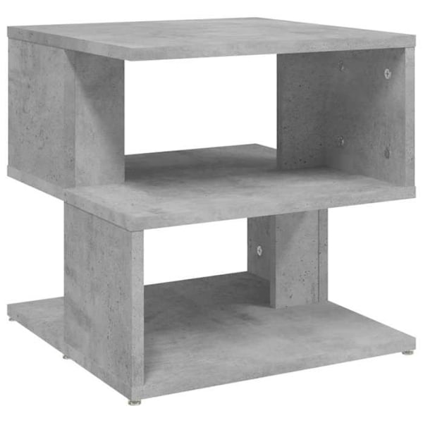 Sofa-bord, stue møbel 40 x 40 x 40 cm, grå spånplade DEC032450 Grå