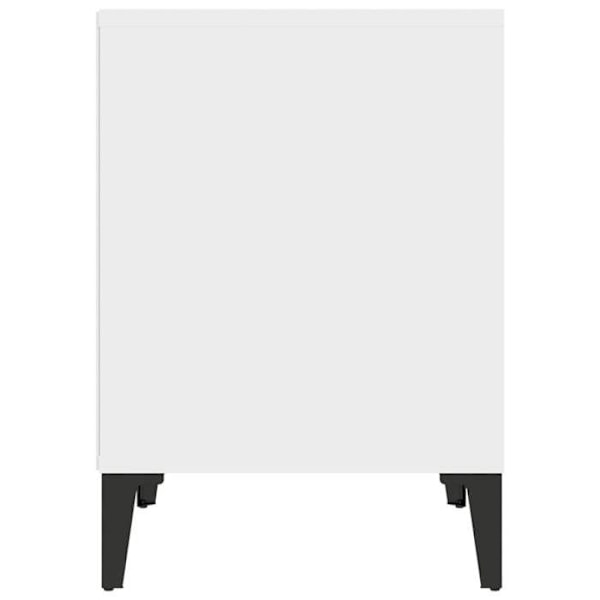 Yöpöytä varastointitilalla 40 x 35 x 50 cm puu- ja metallirakenteesta DEC033363 kastanj
