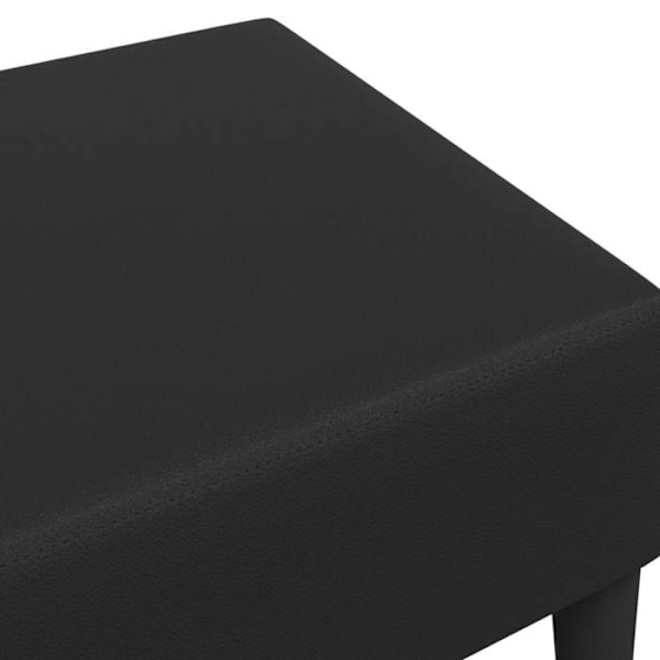 Repose fødder taburet 77 x 55 x 31 cm i sort PVC DEC030515 Svart