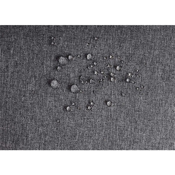 Havemøbelgruppe med udendørs sofa, bord, aluminiumsramme og akacietræ, mørkegrå puder 04_0008313 kastanj