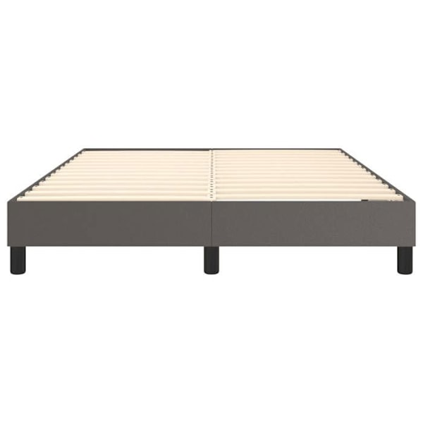 Sänky - TDL - 140x200 cm - Harmaa - 2 paikkaa - Lankutus - Helppo kokoaminen Grå