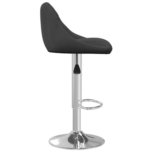 Bar stool x1 korkeatuoli mustalla sametilla, timanttikuvioinnit ja teräs DEC029533 Svart