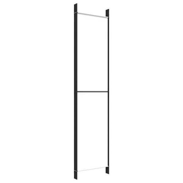 Paravent avskiljare för rum, 5 paneler, 250 x 220 cm, vit tyg och järn DEC030948 Vit