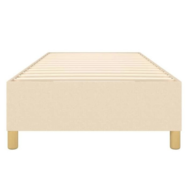 Sommier - TDL - 90x190 cm - Cremeväri - 1 paikka - Vanerilamellit Grädde