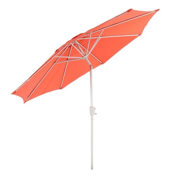 Havebaldakin - Terracotta - Ø 3m - Kippelig - Polyester/Aluminium - 5kg Terrakotta