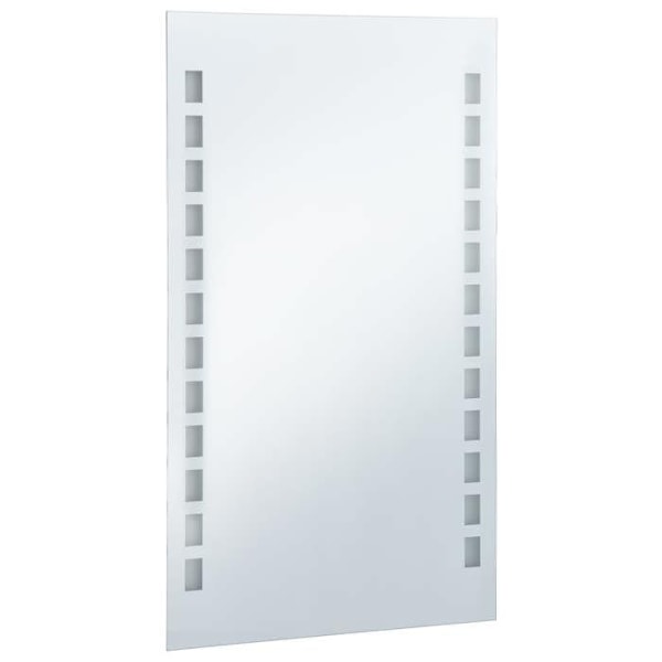 LED-väggspegel för badrum 60 x 100 cm DEC022579