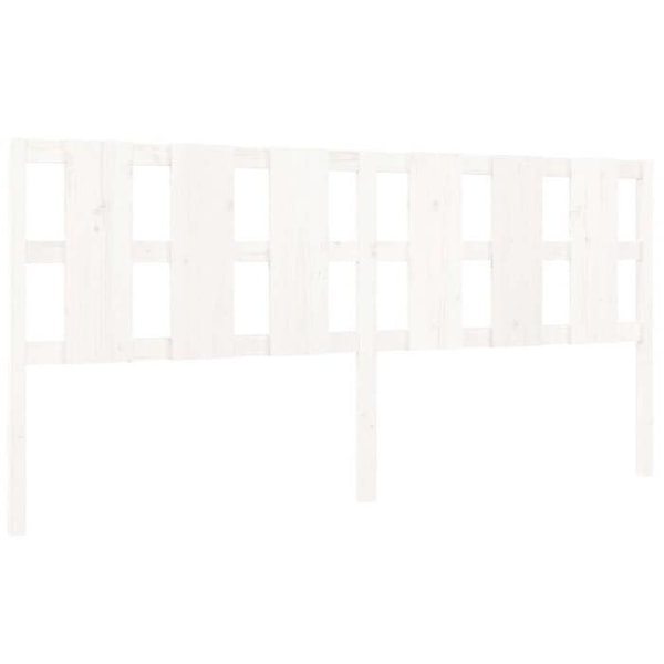 Accessoar till sänggavel sovrum möbel 205,5 x 4 x 100 cm vitt furu TDL0203738