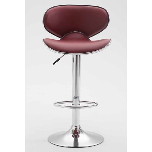 Barstol - Ej specificerad - Justerbar - Syntetläder - Set om 2 - Modern design Bordeaux