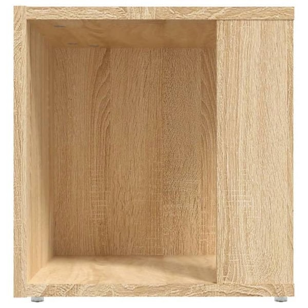 Sidobord växtstöd hörn möbel 33 x 33 x 34,5 cm brun agglomerat DEC032410 Guld