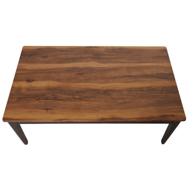 Bistrosohva puusta ja HPL:sta 46 x 120 x 70 cm sheesham-puujäljitelmällä, tummat jalat 04_0008459 kastanj