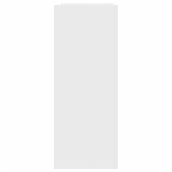 Konsolbord för praktisk avställning, organiserad hall, 100 x 35 x 90 cm, vitt ingenjörsträ DEC031682 Vit
