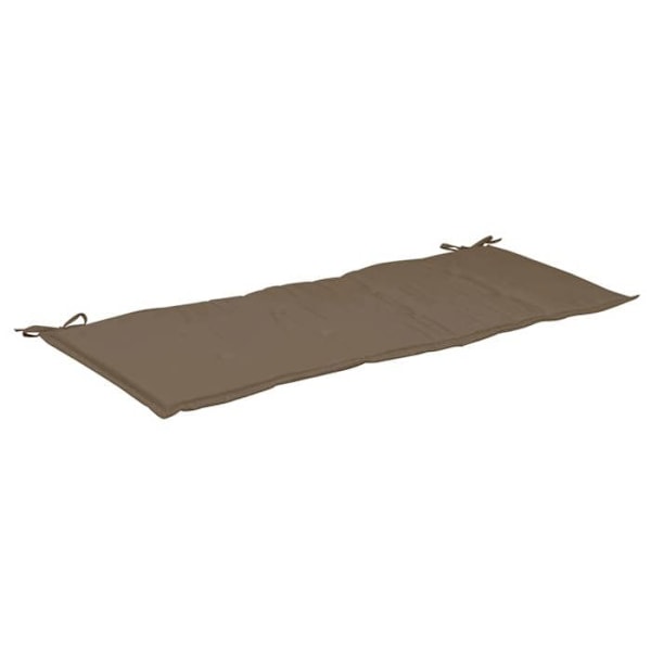Bänkdyna 100 % polyester vattentålig taupe 120 x 50 x 3 cm DEC021750