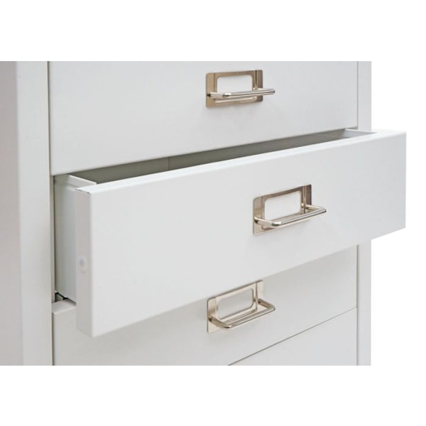 Caisson à tiroirs pour bureau 75 x 40 x 41 cm 6 tiroirs métal blanc 04_0008272 Vit