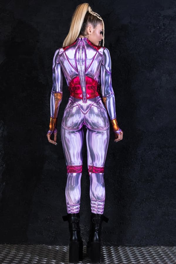 (XL) Rosa Robotdräkt Halloweendräkt