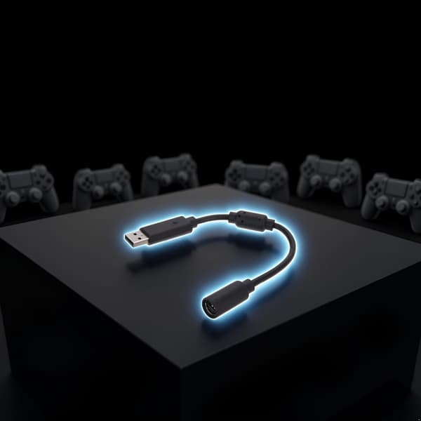 USB Breakaway Förlängningskabel Adapter Kompatibel Xbox 360 Trådbunden Gamepad Kontroller