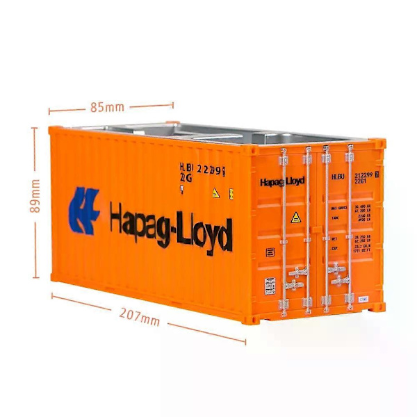 YANG MING -PH20ft Container Maritimo Pennhållare Mini Containerfartyg Visitkortsfodral Cargo Logistics Container Skala Modell Leksak M