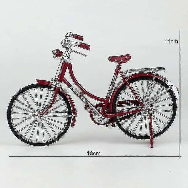 1:10 Legering Klassisk Retro Cykel Modell Ornament