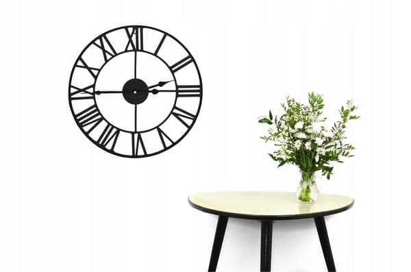 Väggklocka Asato Svart 60cm