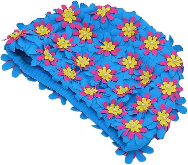 Badmössa Floral Petal Retrostil Badmössor för Kvinnor