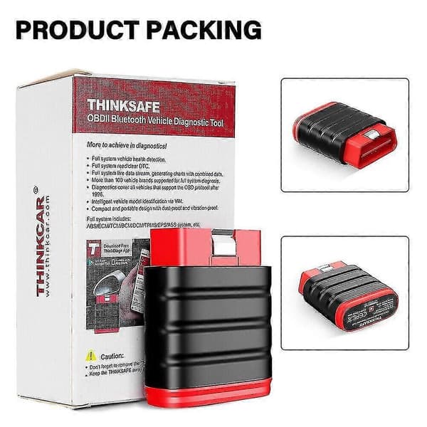 Thinkcar Thinksafe Obd2 Scanner Bluetooth System Scan Bilverktyg