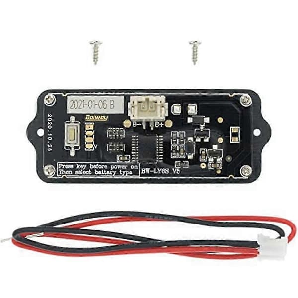 12V LY6W Blybatteri Kapacitetsindikator LCD Digital Display Mätare Litiumbatteri Strömdetektor Voltmeter (Blå)