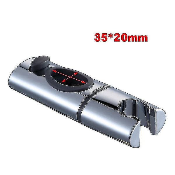 Fyrkantsrör 19mm Duschmunstyckeshållare, Handdusch Sugkoppshållare, Väggduschmunstycksfäste, Utbytbar Universal Duschslider Cy