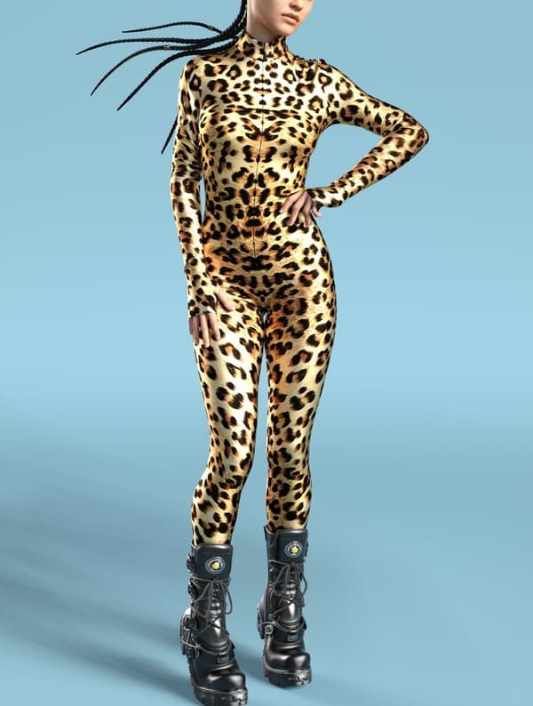 (M) Cheetah Kostym Kvinnor, Festival