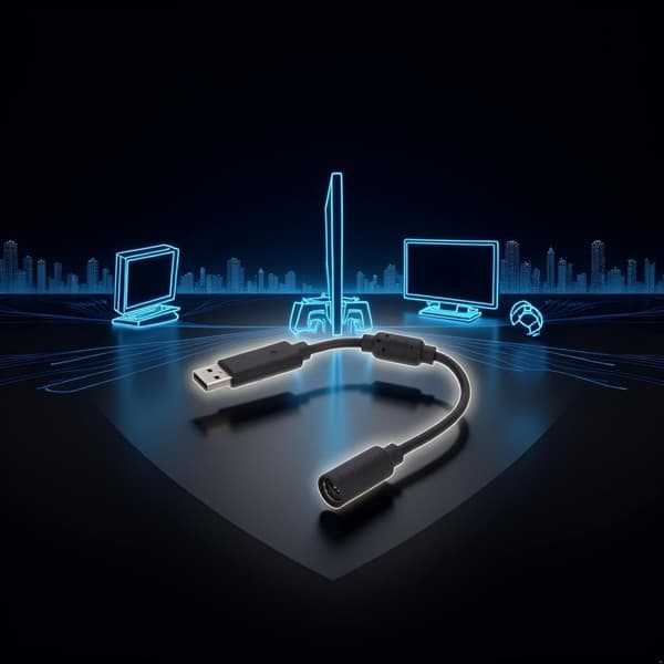 USB Breakaway Förlängningskabel Adapter Kompatibel Xbox 360 Trådbunden Gamepad Kontroller