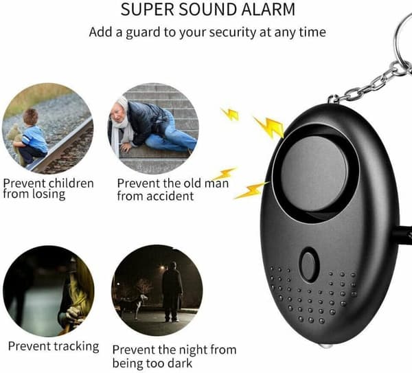 Säkerhetslarm Nödlarm 130db Panikattack Personlig Säkerhet För Student