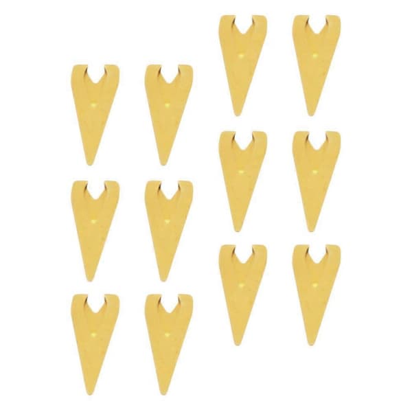 Sidmarkörer Metall Gem Bok Sidhållare Studenter 2.5X1CM 12-pack