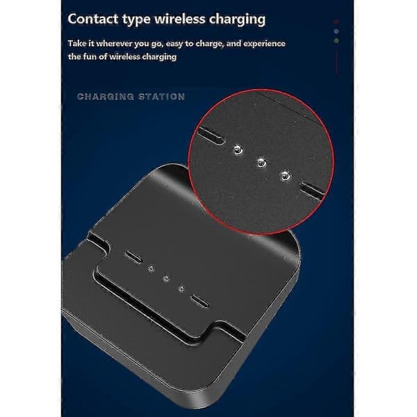 Trådlös USB-laddningsstation kompatibel med Xbox One Elite 2-spelkontroller