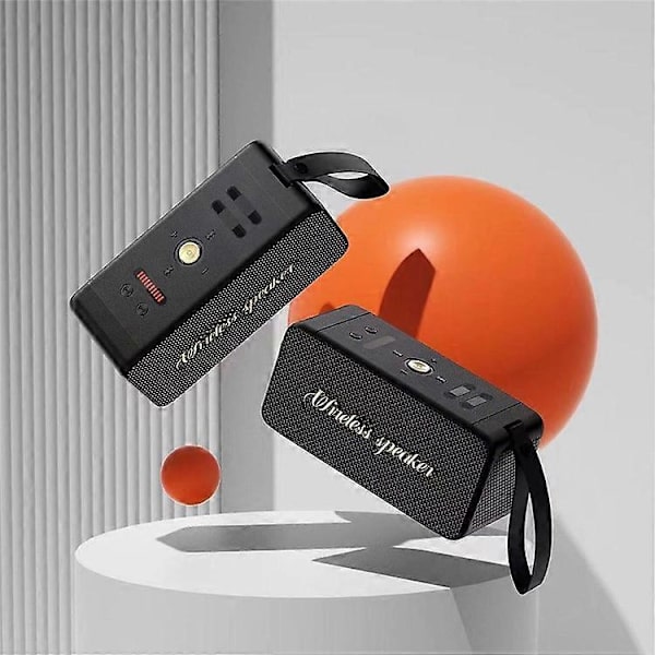 BlackM1 20W Bärbar Trådlös 3D Stereo Subwoofer Bluetooth Högtalare Stöder FM / TF-kort / USB-Hårddisk