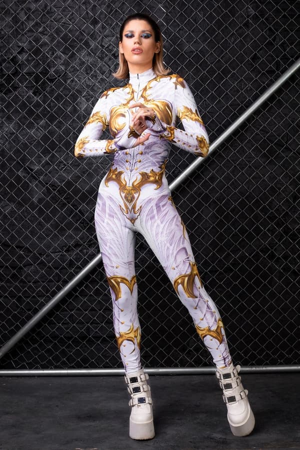 (XL) Armour Kostym Dam, Robot Kostym