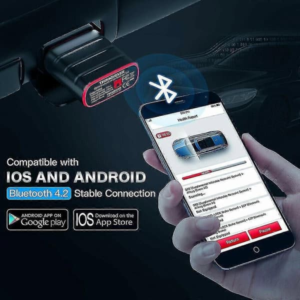 Thinkcar Thinksafe Obd2 Scanner Bluetooth System Scan Bilverktyg