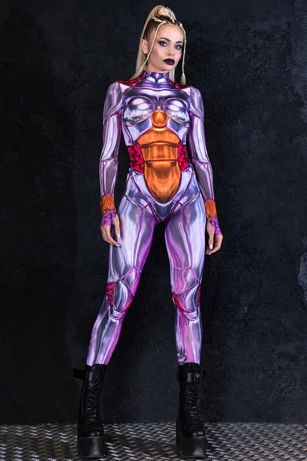 (XL) Rosa Robotdräkt Halloweendräkt