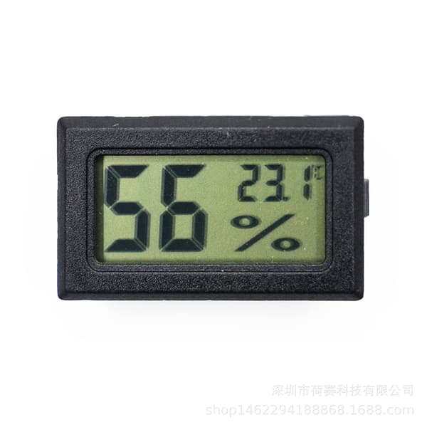 12-pack Mini Små Digitala Elektroniska Temperatur- och Luftfuktighetsmätare Inomhus Termometer Hygrometer LCD-Display Celsius Zfule53