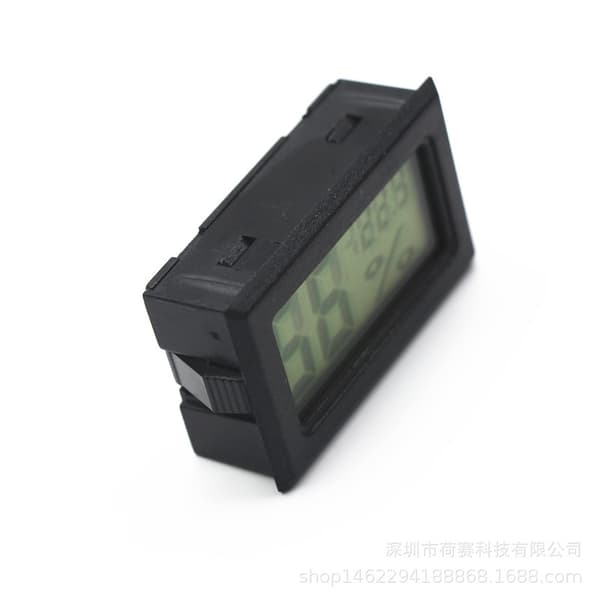 12-pack Mini Små Digitala Elektroniska Temperatur- och Luftfuktighetsmätare Inomhus Termometer Hygrometer LCD-Display Celsius Zfule53