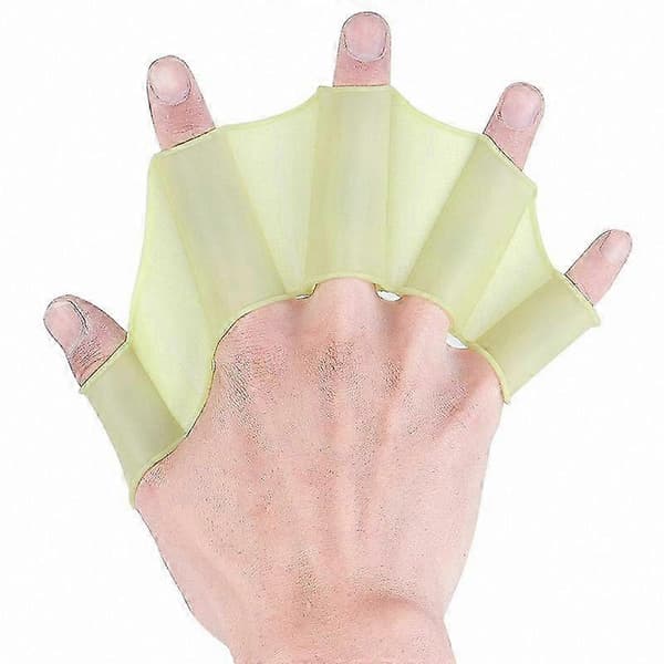 GreenM Unisex Silikon Vattensportfenor - Groddformade Simhandskar för Förbättrad Prestanda