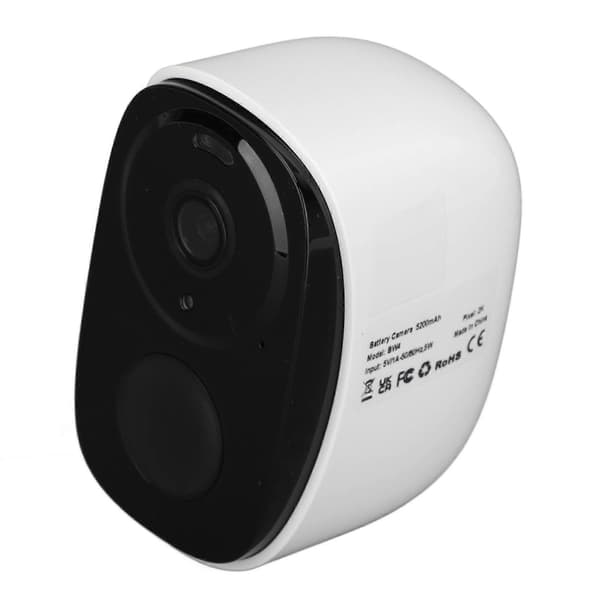Trådlös säkerhetskamera 4G WIFI 3MP Solcellsdriven 360 graders panoramavy 5200mAh Hemsäkerhetskamera för inomhus och utomhus