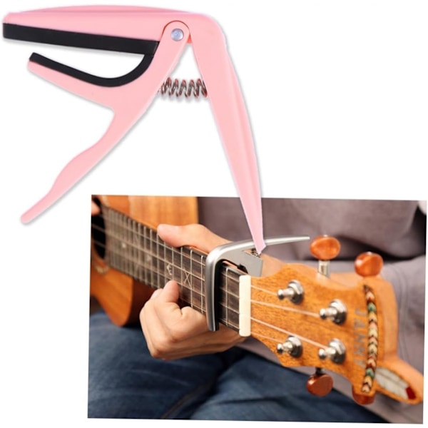 Kompatibel med Zinklegering Bas Ukulele Bas Shaker Bas Eleguitar Gitarr Kapo Ukelele Stämapparat