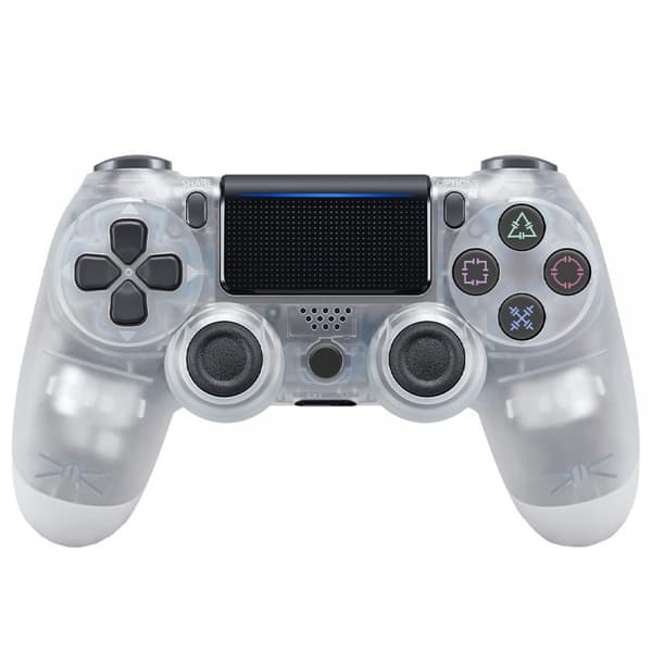 PS4 DualShock trådlös handkontroll transparent för PlayStation 4