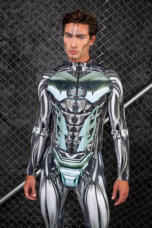 (L) Robotdräkt Herr Halloween Kostymer