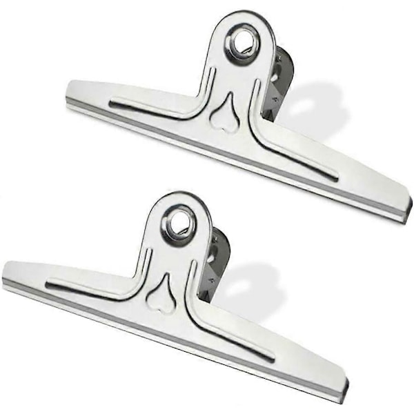 Extra Stora Bulldog Clips, 2-pack 30cm (Silver)
