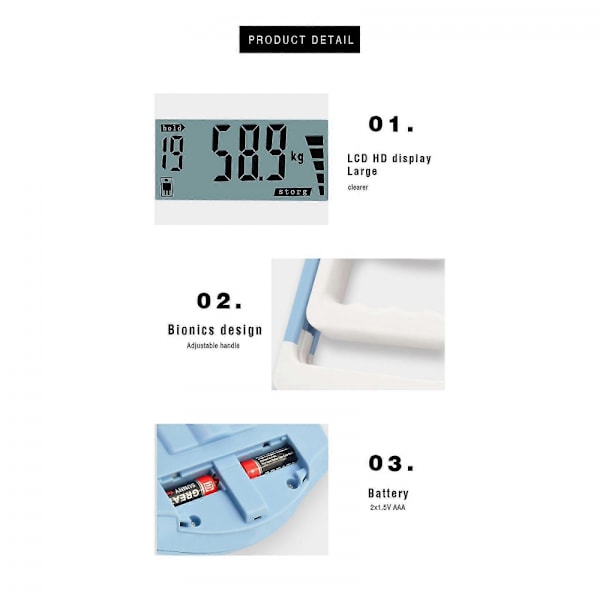 Grip Strength Meter Digital Hand Dynamometer Mätning av Handgrepp Tränare Stärkare 300lb Grå