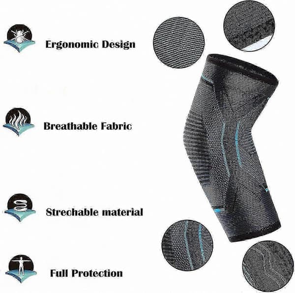 Armbågsstöd för tendinit, artrit och tyngdlyftning L