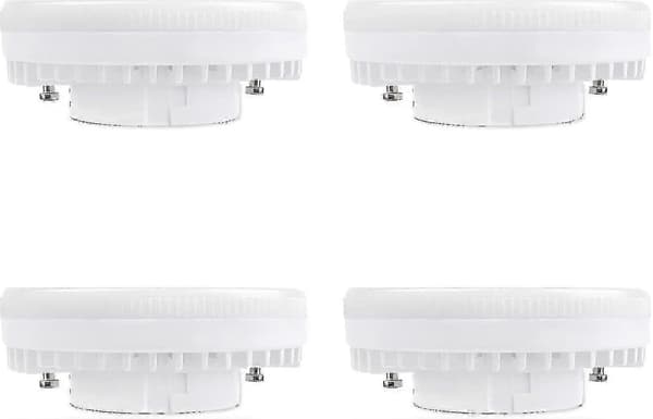 4 st Gx53 Led Spotlight 9w Varmvit 3000k, 900lm, Ac 230v, Ej dimbar