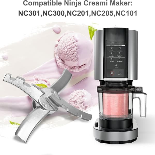 2-pack ersättningsblad kompatibla med Ninja Creami NC300-modellen