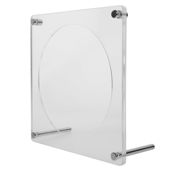 Transparent Akryl CD Displayställ för Skrivbord Perfekt för DIY Hantverk, Sovrum & Vardagsrumsdekoration, Visning