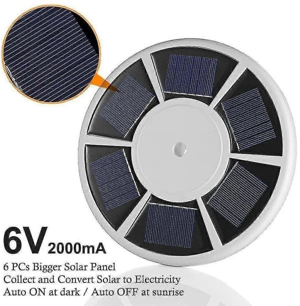 Solar Flag Pole Lampa Stark 26 Led Solcellsdriven Vattentät
